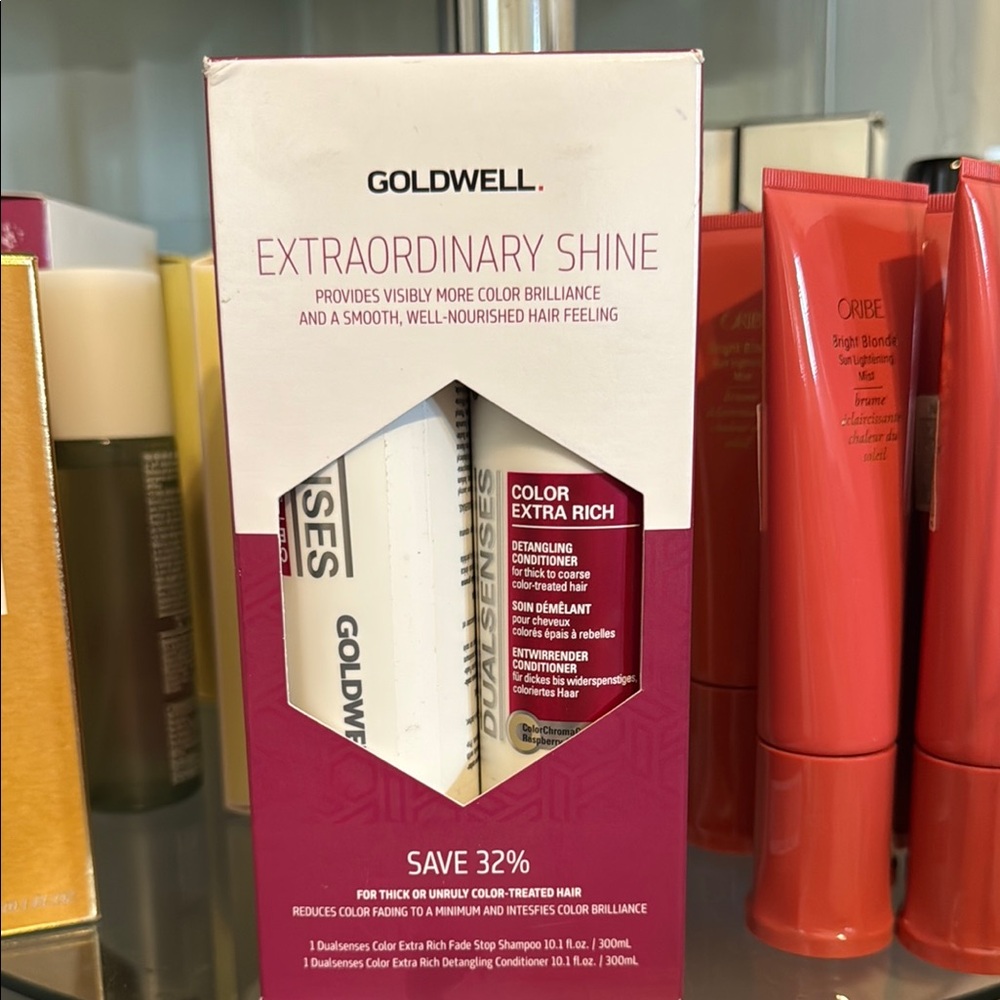 Goldwell shampoo & conditioner